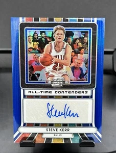 Panini Contenders All-Time 2022-23 azul automático Steve Kerr/75 #ATC-SKR Bulls - Imagen 1 de 2