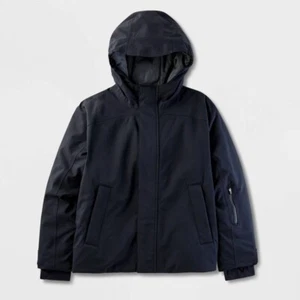 Kids' Solid Anorak Jacket - All In Motion Black Small - Picture 1 of 5