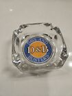 Dave And Busters Ashtray Square Clear Glass F