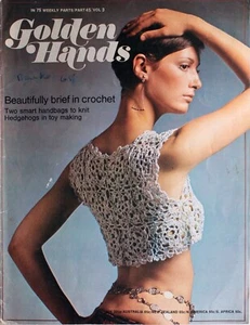 Golden Hands Magazine Part 45 - Vol 3 - Knitting - Free Post - Picture 1 of 2