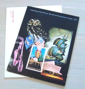 1978 USPS Commemorative Mint Year Set w/ Folder - Complete 28 MNH Stamps - Bild 1 von 4