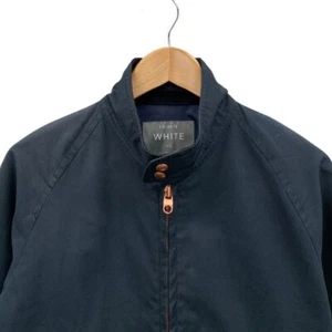 Private White VC Bentyle Harrington Jacket Size 3 Midnight Navy 100% Cotton r# - Picture 1 of 11