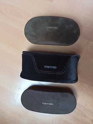 *IMPERFECT* TOM FORD Herren Damen Sonnenbrille Hart-/Weichetui BRAUN WILDLEDER