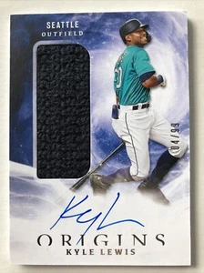 2020 Chronicles KYLE LEWIS Origins Rookie Jumbo Relic Auto Autograph #04/99 - Picture 1 of 2