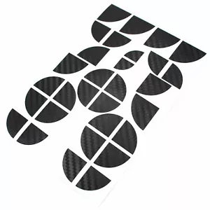 Emblema de carbono esquinas para BMW M1 M2 M4 F32 F36 F11 E46 F12 F06 E65 E63 M paquete - Imagen 1 de 1