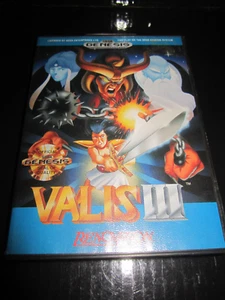 VALIS III 3 per SEGA GENESIS Mega Drive Megadrive Boxed - Imagen 1 de 3