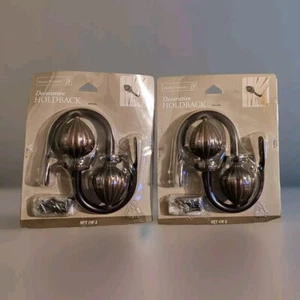 Home Trends Decorative Holdbacks Curtain Tiebacks Set Of 4 New In Package - Picture 1 of 3