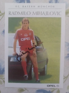Radmilo Mihajlovic original signierte Autogrammkarte FC Bayern München 90/91 T20 - Picture 1 of 2