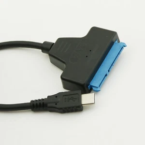 Type-C Male To SATA 22 Pin Adapter Cable For 2.5Inch Hard Disk Driver SSD 20cm - Picture 1 of 5