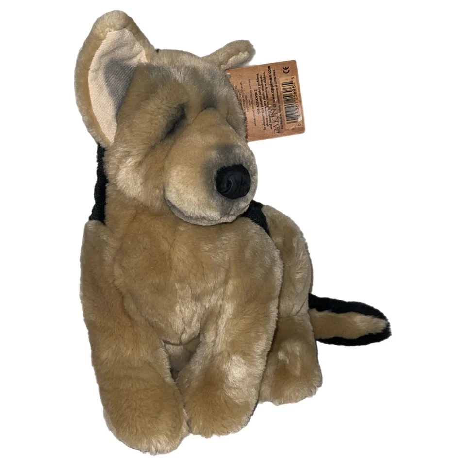 Etiqueta de peluche Dakin Applause Lou Rankin Friend’s Wendell perro pastor alemán Foto 1 de 4