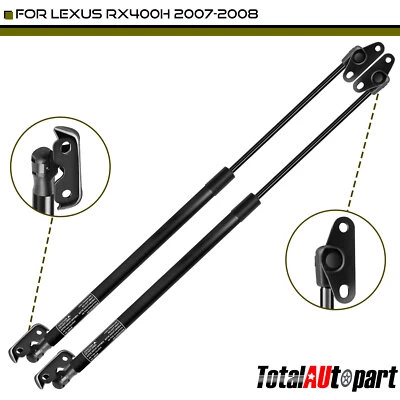 Puntal de amortiguador de soporte de elevación 2 piezas para puerta trasera Lexus RX400h 2007-2008 V6 3,3 L Foto 1 de 4