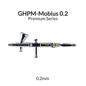 GAAHLERI PREMIUM SERIES - MOBIUS DOUBLE ACTION GRAVITY FEED AIRBRUSH (0.2MM) - Picture 1 of 6