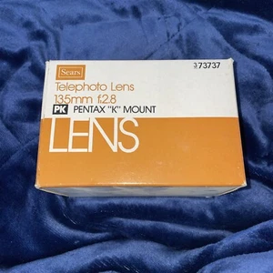 VINTAGE SEARS TELEPHOTO LENS. 135 MM F.2.8!!!!! - Picture 1 of 5