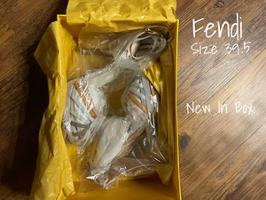 Fendi Sex and The City Platform Shoes Heels Suede 39.5 EU 9.5 US New In Box - Picture 1 of 4