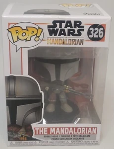 Funko POP! The Mandalorian #326 ~CREASED BOX~ original armor Star Wars 2 - Picture 1 of 6