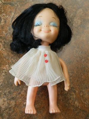 VINTAGE Little Sophisticates PENELOPE 8" DOLL & DRESS 1967 Uneeda JAPAN Tag - Image 1 of 4