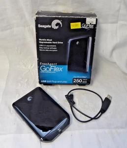 250GB Seagate Free Agent Goflex External Portable Hard Drive Storage - Boxed - Picture 1 of 8