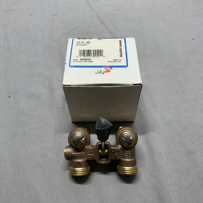 NEW WATTS WASHING MACHINE SHUT OFF VALVE 1/2” 2T-MT SINGLE LEVER ON/OFF - Image 1 of 4