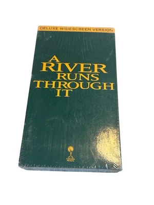 A River Runs Through It 1993 VHS Tape Columbia Promo Wide Screener FYC Brad Pitt - Image 1 of 3