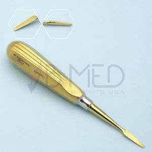 Elevador de raíces dentales de titanio Cogswell A cirugía de extracción de dientes rectos B Med - Imagen 1 de 4