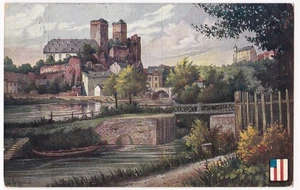 Künstler-AK 1909 Runkel von Wied Die Burgen der Lahn Maler: Gg. Rothgeb. No. 10 - Picture 1 of 2