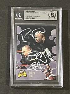 DUDLEY BOYZ 2001 FLEER WWF ULTIMATE DIVAS SIGNED AUTOGRAPHED CARD BAS AUTHENTIC - Picture 1 of 2