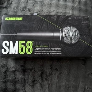 Shure SM58-LC Cardioid Dynamic Vocal Microphone with Pneumatic Shock Mount - Picture 1 of 3
