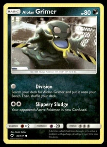 Alolan Grimer Common SM - Burning Shadows 83/147 NM Pokémon TCG - Picture 1 of 2