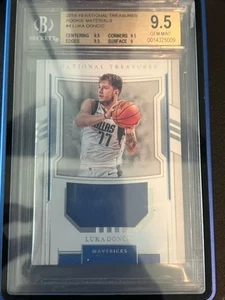 LUKA DONCIC 2018-19 NATIONAL TREASURES ROOKIE WORN PATCH RC /99 Q0895 - Picture 1 of 2