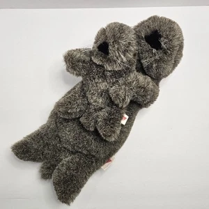 Dakin Sea Otter Mom And Baby Stuffed Animal Plush Vintage 1988 - Picture 1 of 9