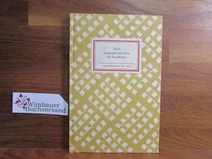 Zen : Aussprüche und Verse der Zen-Meister. Weber-Schäfer, Peter : - Picture 1 of 3