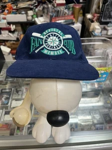 Vintage Seattle Mariners Fan Club Hat Official Member Cap Embroidered Snapback - Picture 1 of 4