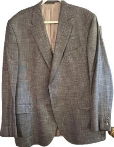 Jack Victor Collection Double Vent Woven In Italy 48R Suit Coat Blazer Sport - Picture 1 of 11