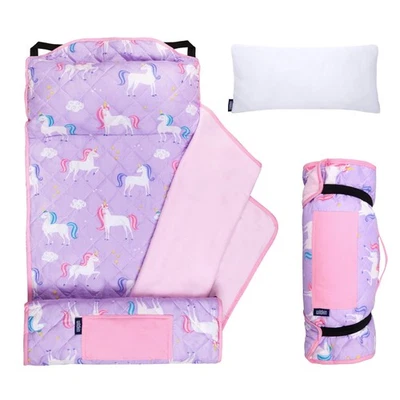 Alfombrilla acolchada moderna de microfibra con almohada reutilizable para niños y niñas, idea... Foto 1 de 4