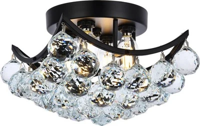 Illuminate with the Corona 10 Black Ceiling Light - Image 1 of 2