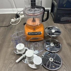 Kitchenaid KFP0935QTG 9 Cup Food Processor With Accessories Orange - Picture 1 of 11