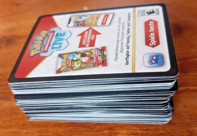 Pokémon TCG Code Karten  110 Stück unbenutzte Online Codes - Bild 1 von 2