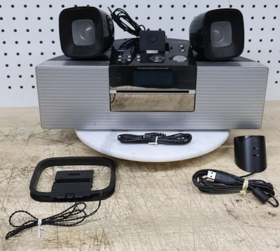 Philips DCM250 - 30W RMS Docking System iPhone/iPad CD FM USB AUX-In LCD Speaker - Image 1 of 4