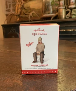 2015 Hallmark Keepsake Ornament Ralphie Cleans Up A Christmas Story NEW - Picture 1 of 5