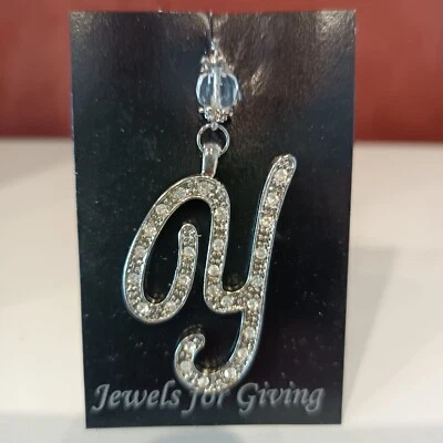 Pendaglio Lettera Argentata Y di #Ylenia - Immagine 1 di 4