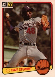 1983 Donruss Baseball #588 - Dave Stewart - Los Angeles Dodgers 83-682 - Picture 1 of 2