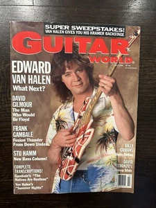 July 1988 Guitar World Magazine Eddie Van Halen EXCELLENT CONDITION - Picture 1 of 1