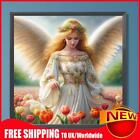 Paint By Numbers Kit On Canvas DIY Oil Art Flower Angel Picture Decor 40x40cm