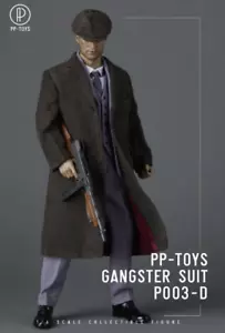 1/6 British Agent Detective Spy Trench Coat Suit Set For 12" Hot Toy Male Figure - Picture 1 of 4
