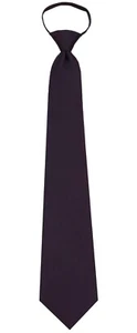 Corbata con cremallera de carbón pretied para hombre bodas baile de graduación - Imagen 1 de 2