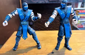 Sub Zero vs. Sub-Zero - Two Loose Mortal Kombat 6 Inch Action Figures Jazwares - Picture 1 of 3
