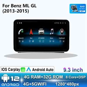 Car Radio For Mercedes Benz GL 2013-2015 Android Auto CarPlay GPS Player Screen - Picture 1 of 27