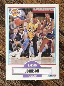 1990 Fleer - #93 Magic Johnson - Los Angeles Lakers - NM-Mint Condition - Picture 1 of 2