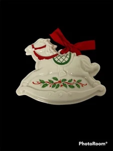 Lenox Holiday Schaukelpferd Plätzchenpresse Christbaumschmuck Neu im Karton - Bild 1 von 6
