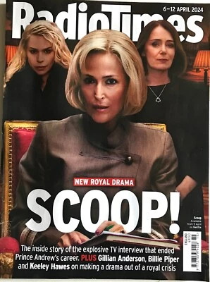 RADIO TIMES SCOOP Emly MAITLIS V Pr ANDREW BEARD & HUGHES April 2024 TV Magazine - Image 1 of 2